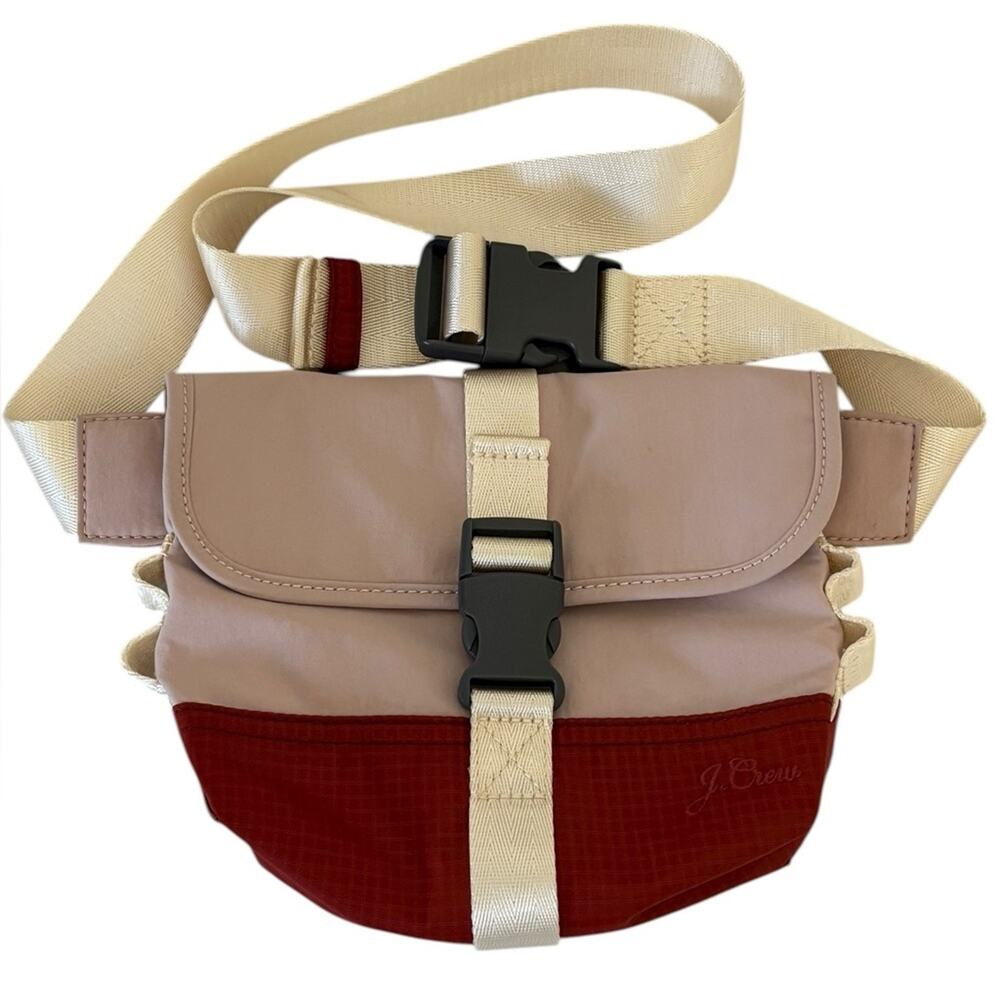 NWT J. Crew Montauk Belt Bag in Recycled Nylon in Pink